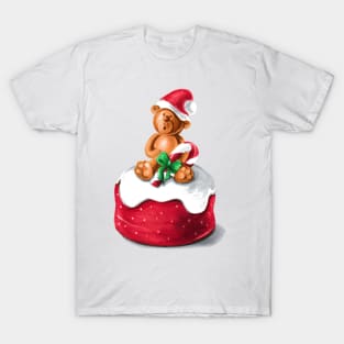 Christmas Bear Cake T-Shirt